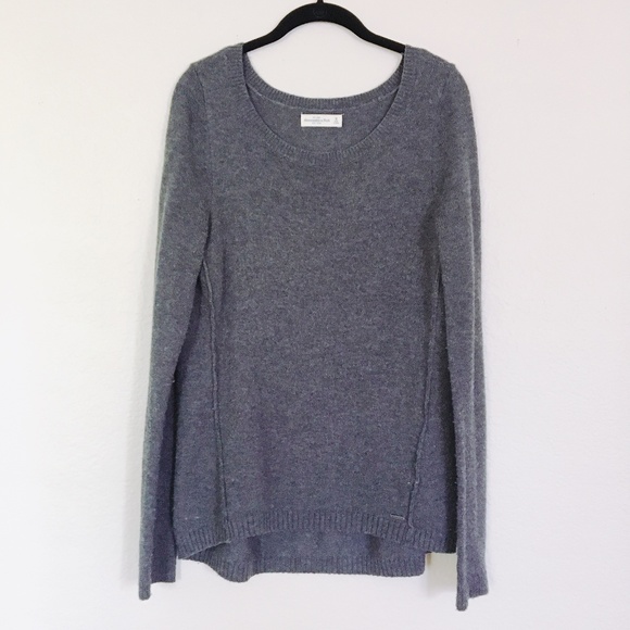 Abercrombie & Fitch Sweaters - ✨2/$15✨ A&F | Dark Gray Wool Sweater Tunic